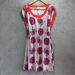 Maison Jules Dress Women Medium Short Sleeves Multicolored Midi